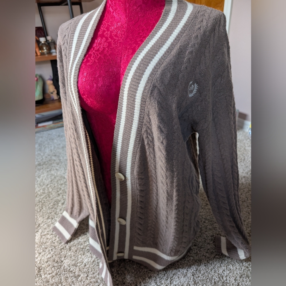 Pink! Oversized Preppy Sweater